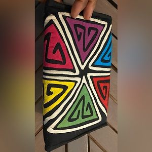 Multi color soft clutch/wallet